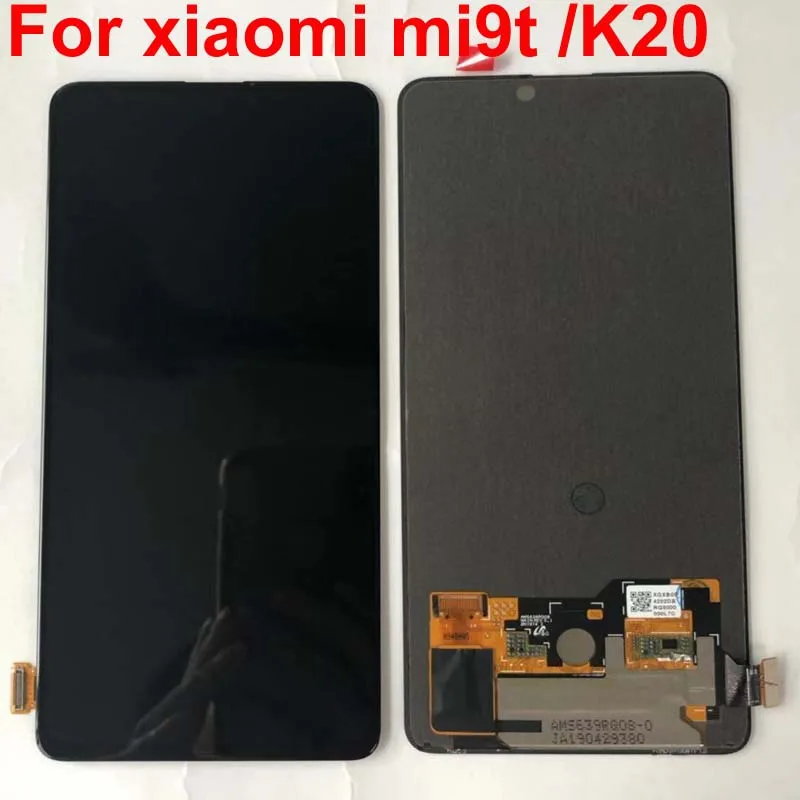 Amoled для Xiao mi Red mi K20 lcd дисплей кодирующий преобразователь сенсорного экрана в сборе для Xiaomi mi 9 t/Red mi K20 Pro+ рамка