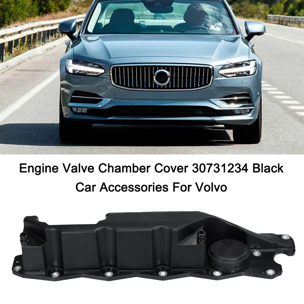 Engine Valve Chamber Cover 30731234 Black Car Accessories