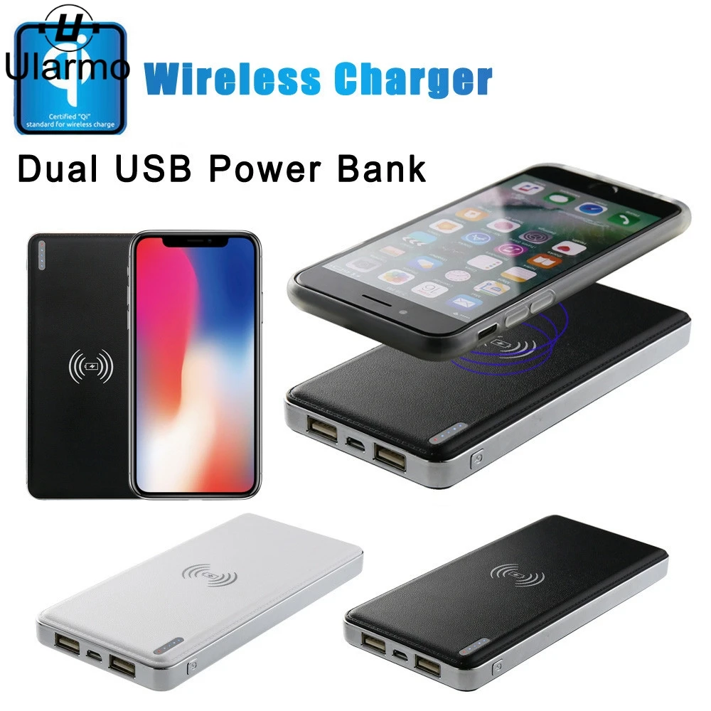 2018 Portable External USB Power Bank 10000mAh & Wireless