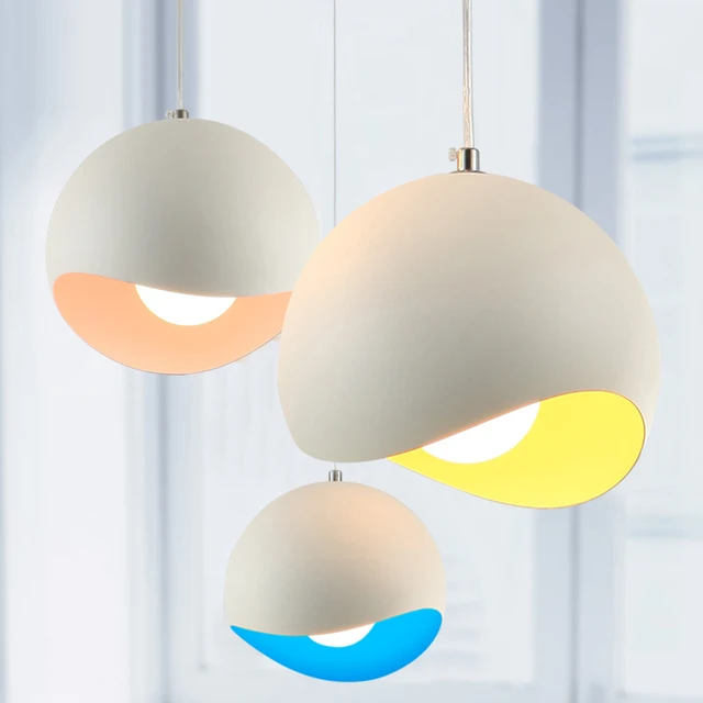New Modern Art Colored Pendant Lights Kitchen Restaurant Decorative New Modern Art Colored Pendant Lights Kitchen Restaurant Decorative Lamps Hanging Light Fixtures For Dinning Room