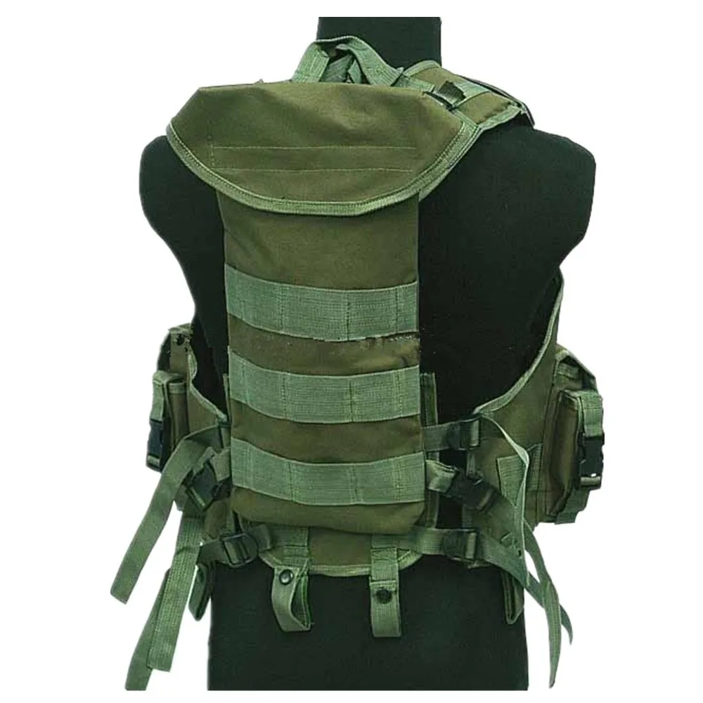 US Navy Seal CQB LBV Modular Coyote Brown OD CAMO WOODLAND military tactical vest (2)
