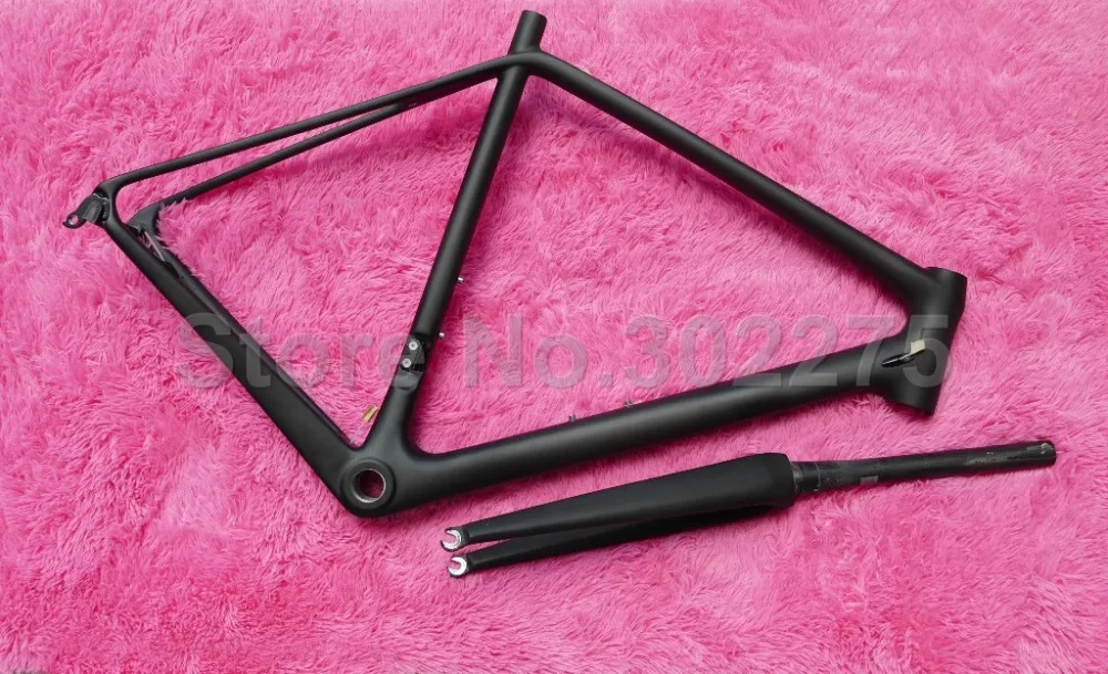 Perfect 322#  Toray Carbon Full Carbon Fiber UD Matt 700C Road Bike Bicycle Cycling Frame Set - Frame + Fork + Free Cage 1