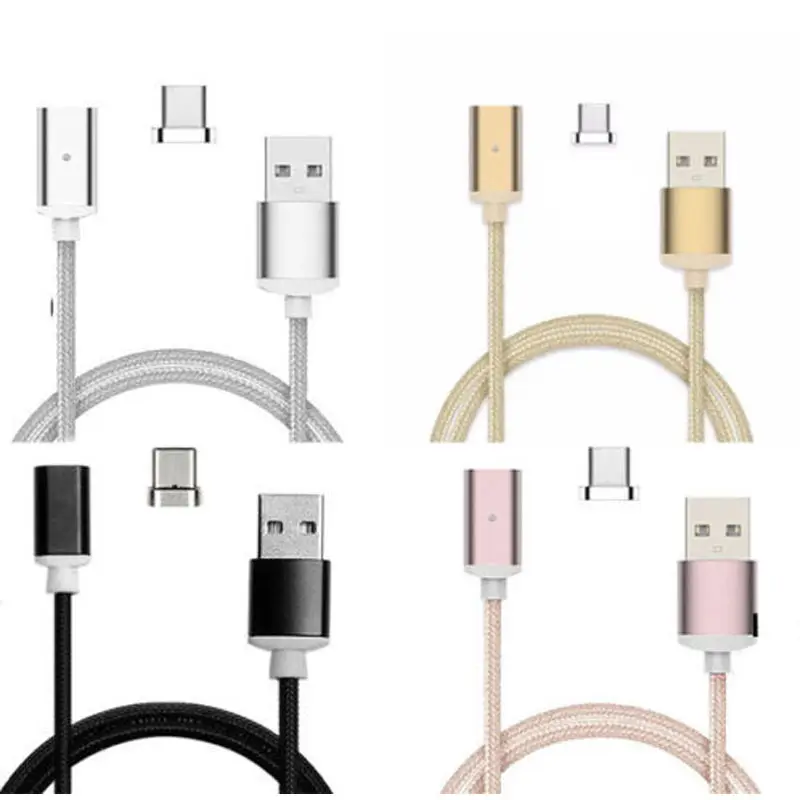 Магнитный USB Type C кабель 2 4 А передачи данных для быстрой зарядки зарядный Nexus 5X 6 P