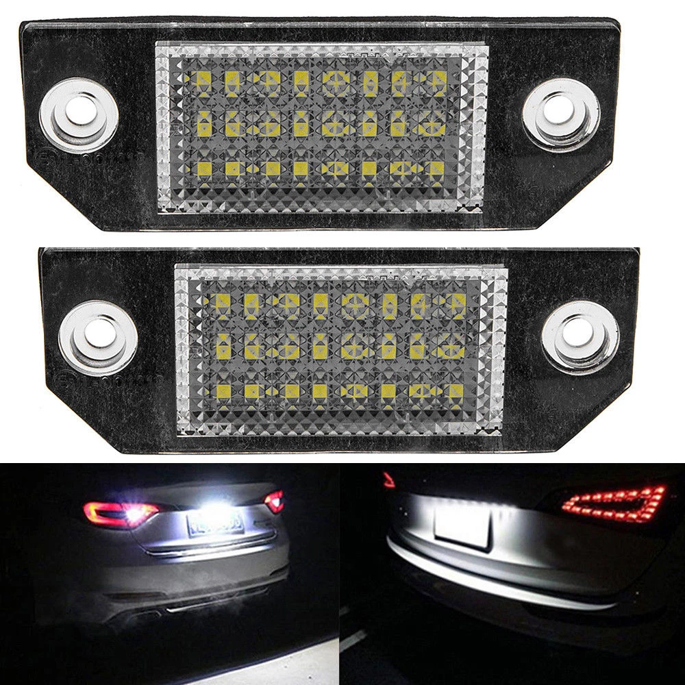 2 шт. светодиодный номерной знак для Ford Focus St 225 Mk2 C-Max Mk1 2003 2004 2005 2006 2007 | Автомобили и