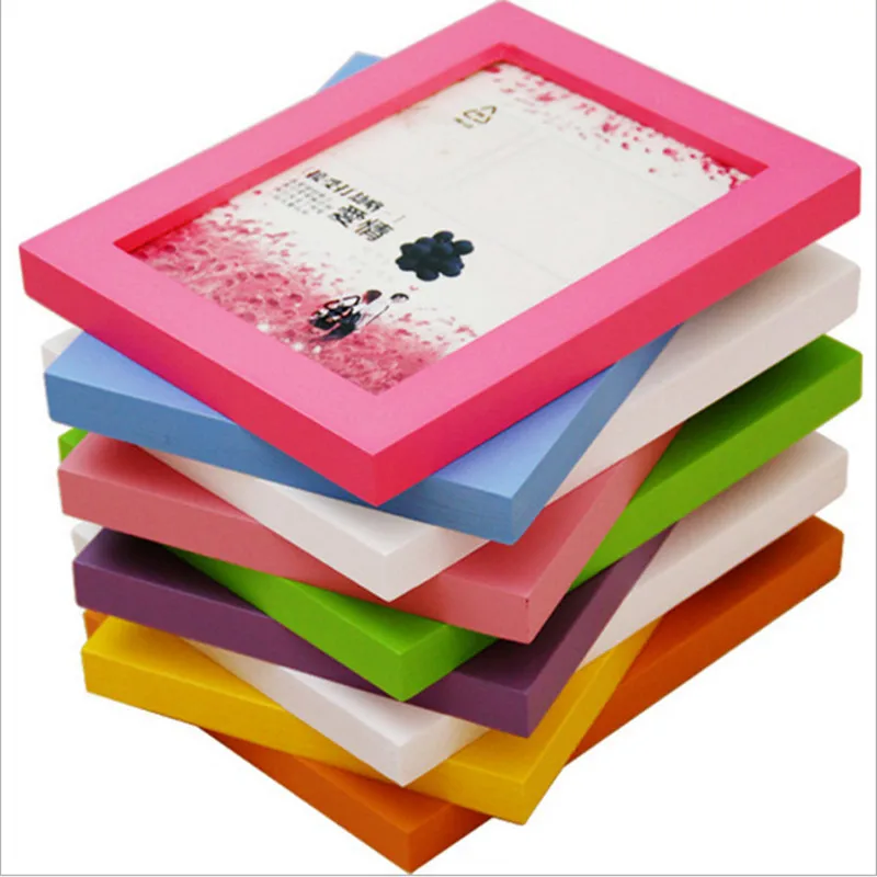 

14 Colors Thicken Solid Wood Photo Frame With Size 5 6 7 8 10 12 16 20 inches A4 A5 Desk Decoration Studio Certificate Frame