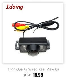 Idoing HD CCD Автомобильная камера заднего вида 8 IR Реверсивные огни Автомобильная резервная камера заднего вида для Android 4,4/5,1/6,0/7,1