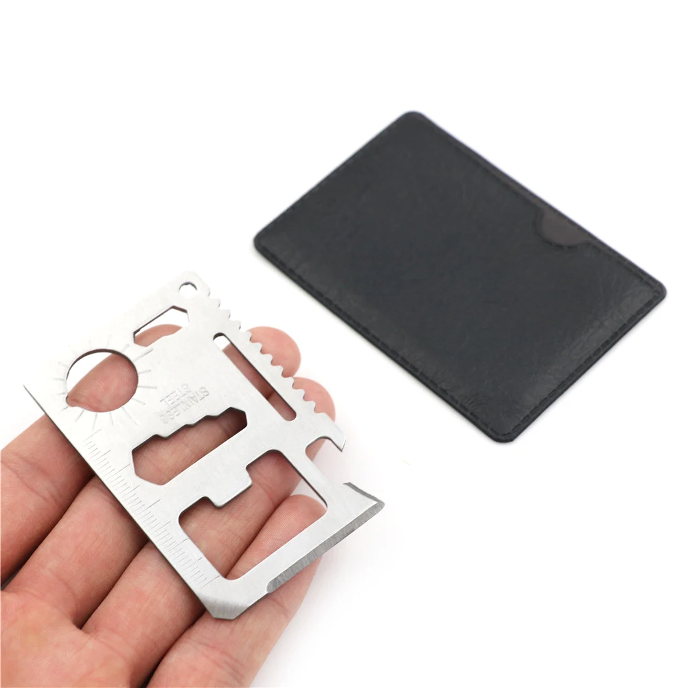 

Multi Tools 11 in 1 Multifunction Outdoor Hunting Survival Camping Pocket Military Credit Card Knife