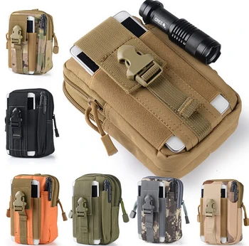 

50PCS New Unisex Outdoor Sport Casual Tactical Belt Loops Waist Bag Moile Military Waist Pack Smartphone Mobile Phone Case