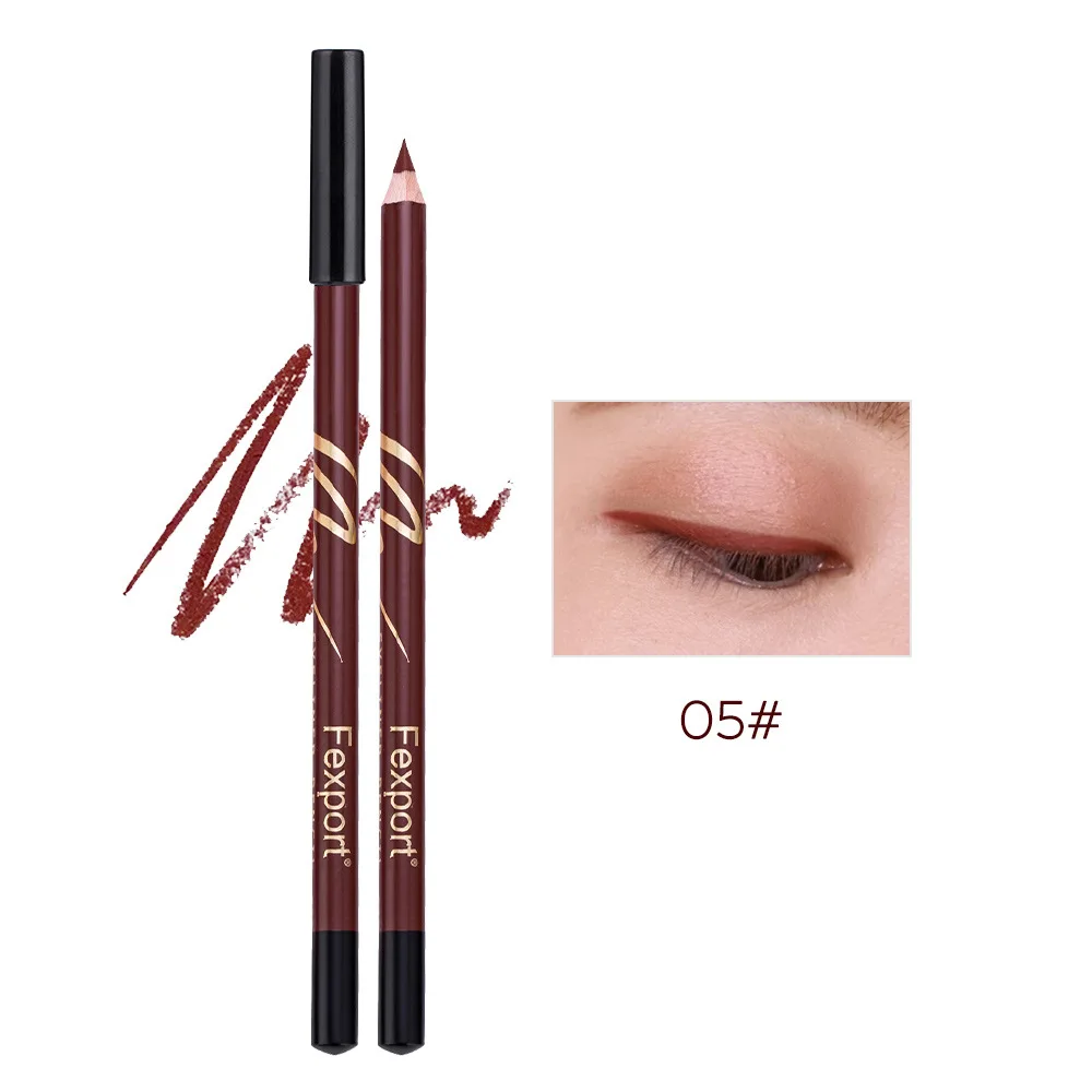 12 Color Easy-To-Wear Makeup Lips Lip Liner Pencil Cosmetic Eyeliner Lip liners - Цвет: 05