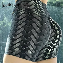 Леггинсы размера плюс, с принтом, для тренировок, для спортзала, короткие, для девушек, спортивная одежда, обтягивающие, с высокой талией, сексуальные, для фитнеса, йоги, спортивные шорты для женщин