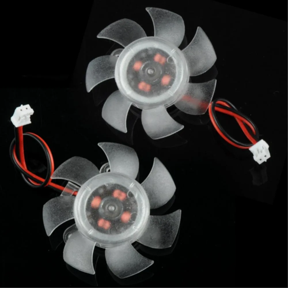 PC Computer Cooling 45mm Fan 12V 2 Pin 7 Blades PC VGA Graphics Video Card Heatsink Cooler Cooling Fan