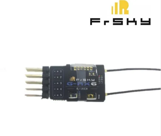 

New arrival FrSky G-RX6 6/16 telemetry Receiver designed for gliders ultra small and super light 6 pwm output