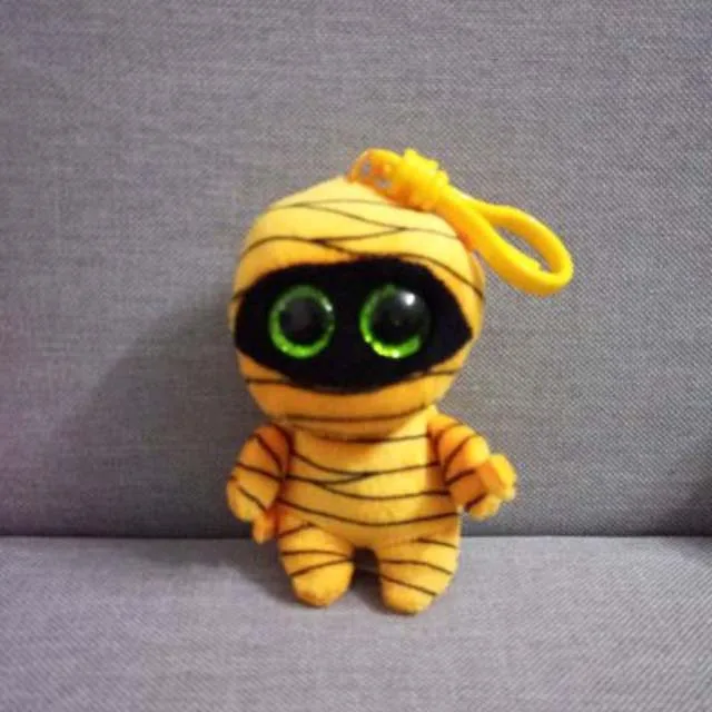 Ty Beanie Boos 4'' 9cm Dangler The Sloth Unicorn Mummy Dolphin Narwhal Clip Keychain Plush Stuffed Animal Collectible Doll Toy
