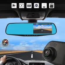 Vehemo HD 3.9 дюймов Видеорегистраторы для автомобилей Камера регистраторы Поддержка TF карты Ночное видение видео Регистраторы 120 Угол видеокамера зеркало заднего вида