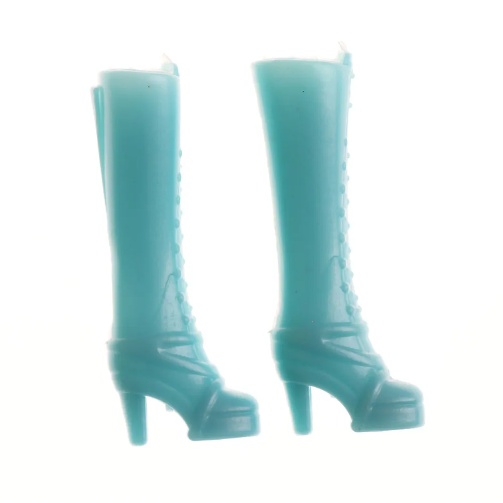 Colorful Boots Casual High Heels Barrel Cute Shoes Clothes For Doll LC