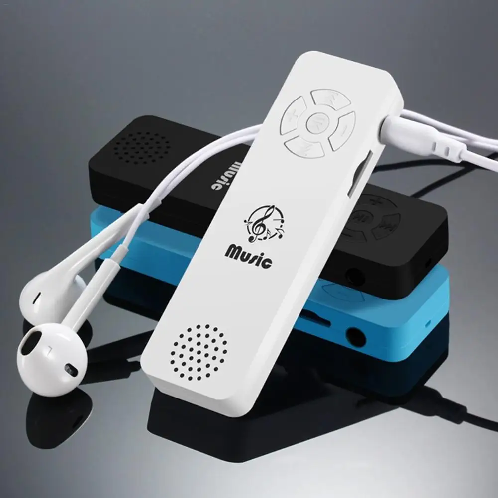 Running Music Walkman ультра тонкий модный громкоговоритель MP3 плеер Поддержка максимум 16G TF карта