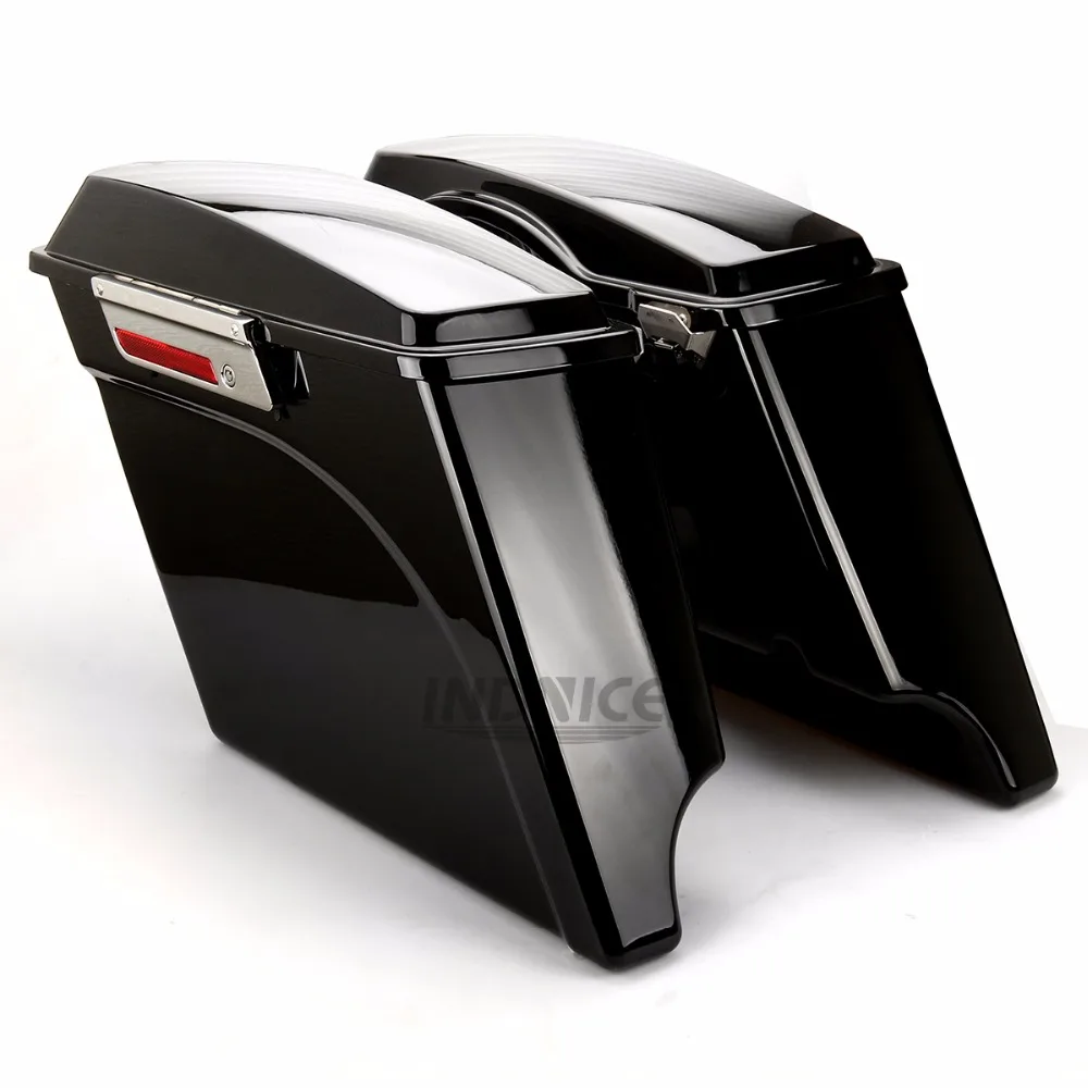 5\ Stretched Extended Saddlebags Trunk For Harley Touring FLH FLT Extended Saddlebags Road King Electra Glide Road Glide 1993-20 5\ Stretched Extended Saddlebags Trunk For Harley Touring FLH FLT Extended Saddlebags Road King Electra Glide Road Glide 1993-20