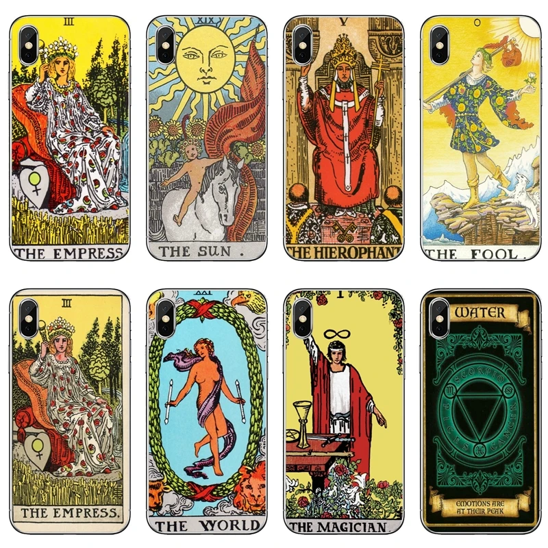 

Egypt mysterious Tarot Divination Soft Accessories phone cover case For Apple iPhone X XR XS Max 8 7 6s 6 plus SE 5s 5c 5 4s 4