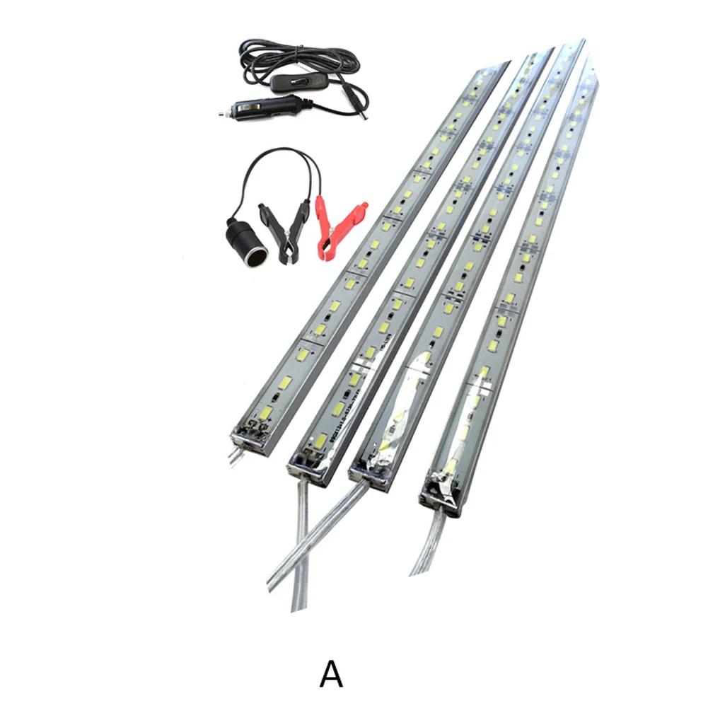 Стиль 4 шт. DC 12 В водонепроницаемый DIY Автомобильный домашний кемпинг шкаф Морской набор жесткий свет полосы холодный 5630 Led