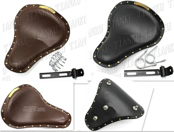 

Motorcycle Leather Spring Seat For Kawasaki Vulcan Classic VN 400 VN500 VN800 VN 900 1200 1500 1600 2000 Chopper Cruisers