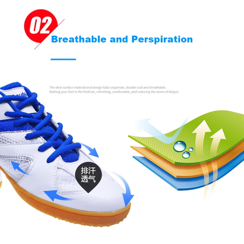 2018 New Double Fish Professional Men Women Non-slip Breathable Table Tennis Badminton Shoes Outdoor Sports Training Sneaker 2018 New Double Fish Professional Men Women Non-slip Breathable Table Tennis Badminton Shoes Outdoor Sports Training Sneaker