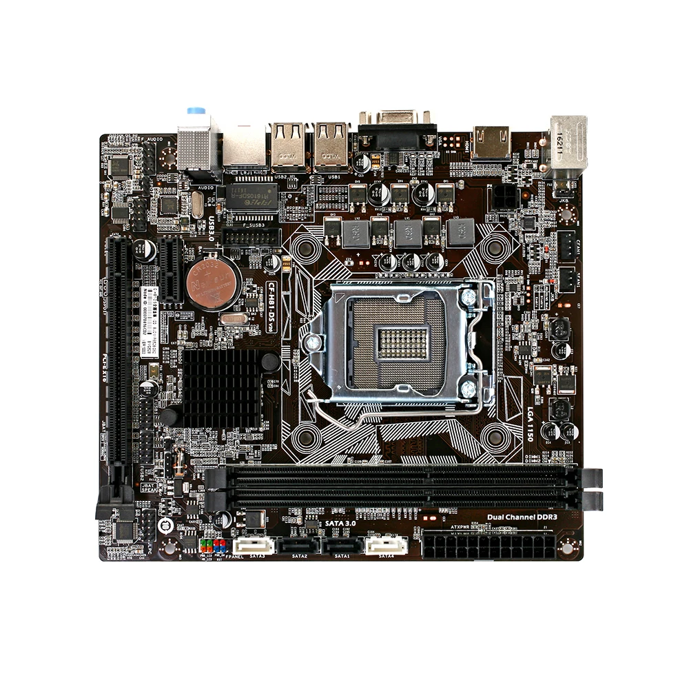Цветная C.H81-DS Материнская плата Intel H81/LGA 1150 материнская плата твердотельный DDR3 SATA3.0 материнская плата USB3.0 настольные платы