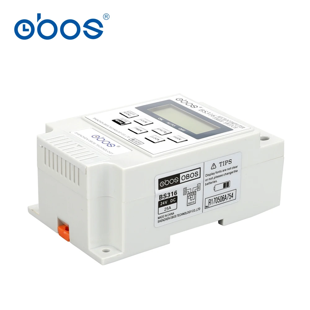 

beautiful appearance Power outages memory timer switch 24V digitla timer relay with 10 times on/off time set range 1min-168H