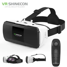 Shinecon G06D Glasses Virtual Reality VR 3D Virtual Reality for iphone 360 Degree Android VR Glasses for Smartphone with Remote