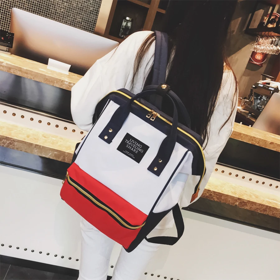 

Oxford Women Backpack Big Capacity 20-35 Litre Student Backpack High Quality Schoolbags For Teenage Girls Fashion Black Book Bag