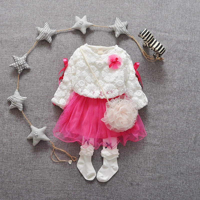 Roupas de Bebe для малышей кружевное платье с цветочным рисунком в стиле пэчворк сетки принцесса партии Обувь для девочек Дети Туту Сладкий