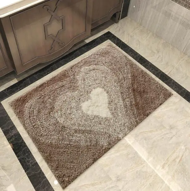 Нордический градиентный узор, коврики, ворсистые коврики, плюшевый коврик, Нескользящие водопоглощающие напольные коврики, гостиная, ванная комната