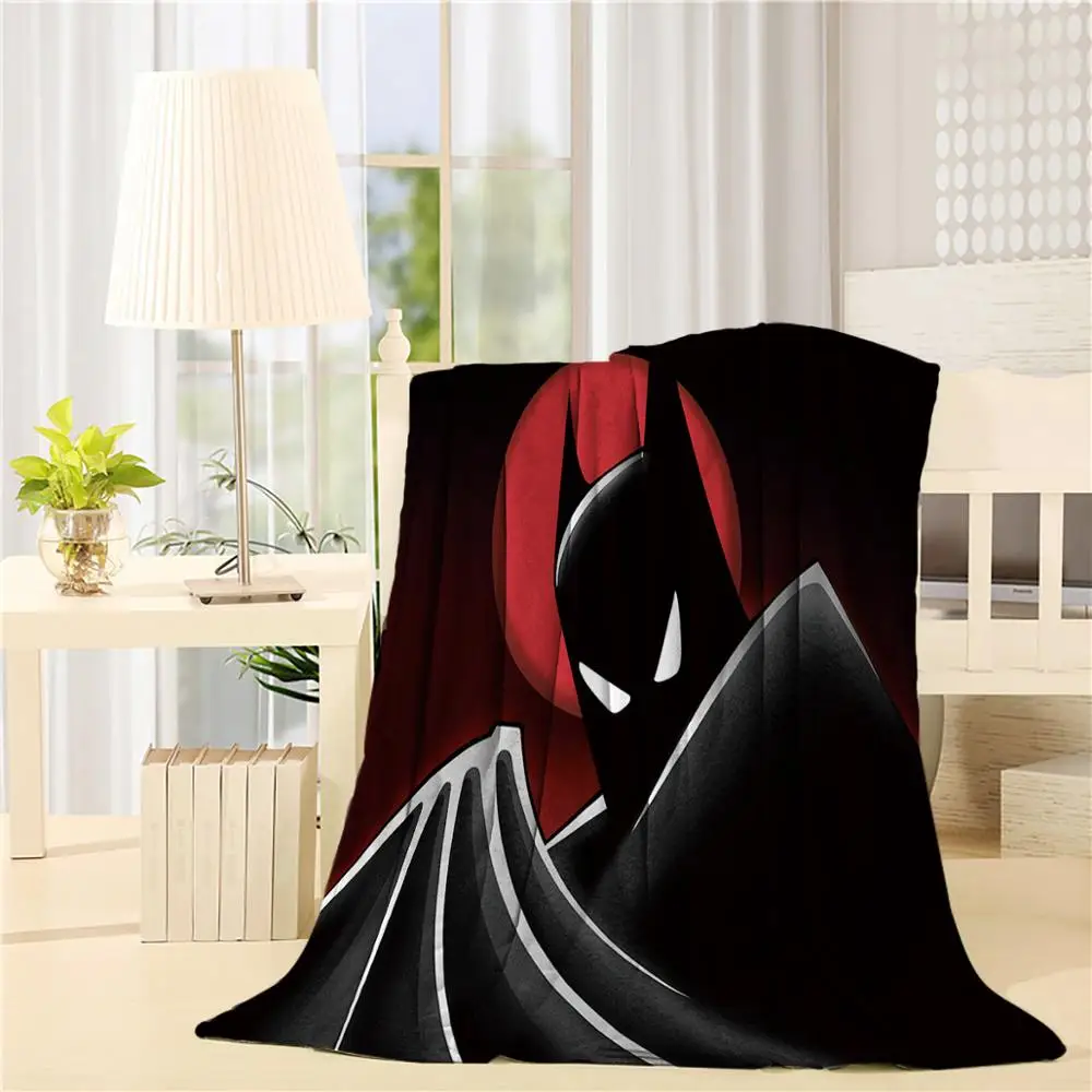 

Best Batman cartoon Flannel Throw Blanket Lightweight Cozy Bed Sofa Blankets Super Soft Fabric