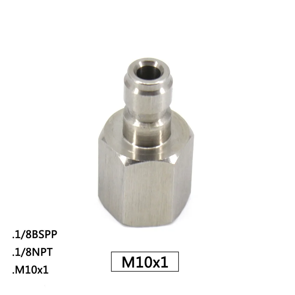 PCP Airforce Пейнтбол высокого давления Быстрый штекер M10x1 1/8 BSPP nptнержавеющая сталь