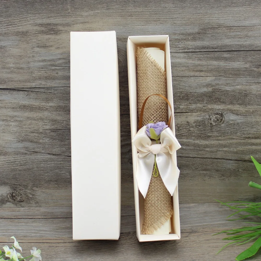  100Pcs Ivory Paper Invitations For WeddingKids Birthday Party Invitation Card With Custom PrintingP - 32972404338