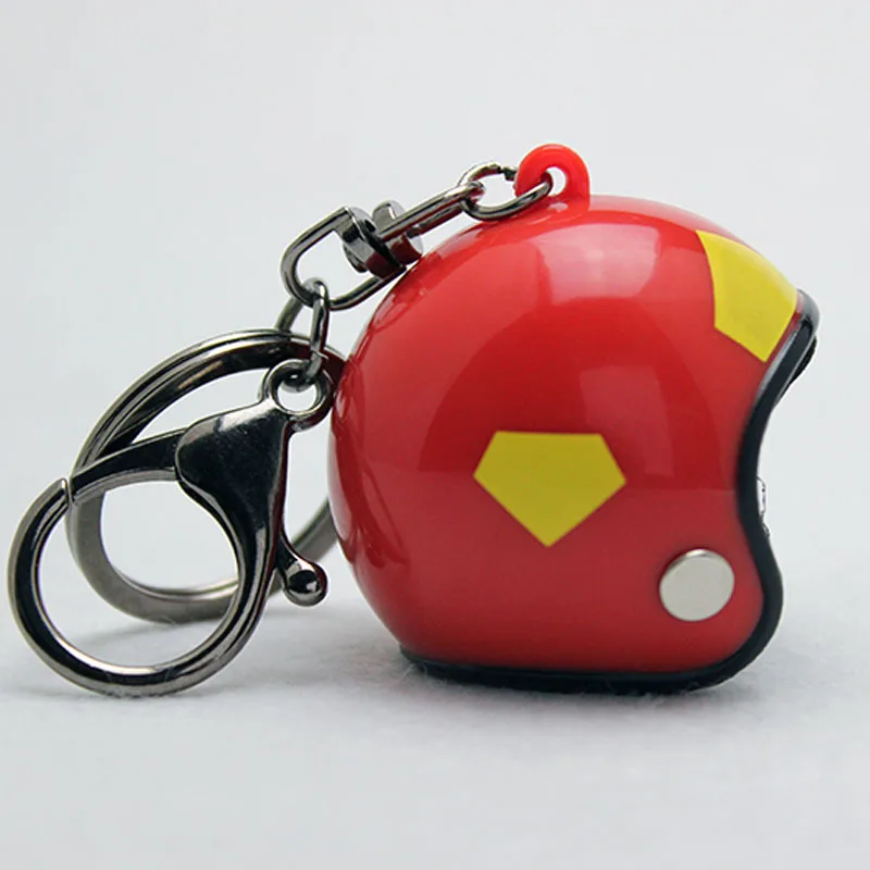New Motorcycle Helmets Keychain Women men Cute Safety Helmet Car Key Chain Bags Charms Hot Ring Gift Jewelry Wholesale | Украшения и