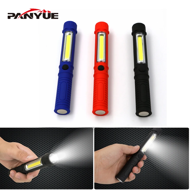 Beste PANYUE Draagbare Werklamp Inspectie licht COB LED zaklamp Hand Fakkel lamp Magneet voor Multifunctionele Onderhoud