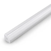 6 шт х 500 мм длина SMD2835 120 светодиодный/m треугольник, молочно-белого цвета, светодиодный алюминиевый профиль светодиодные полосы света 4 w 12 v cabinet light светодиодная подкладка свет