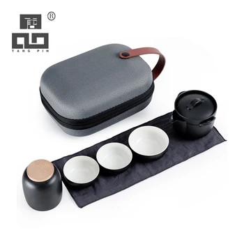 

TANGPIN ceramic teapot tea cups a tea sets portable travel tea sets with travel bag