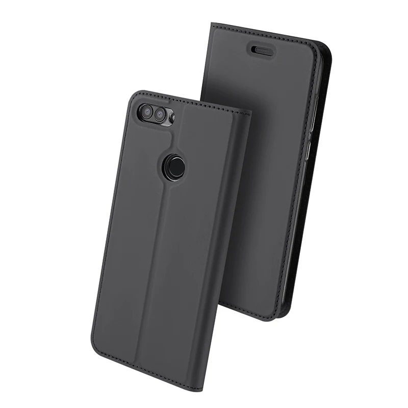 Huawei p smart чехол 5.65” DUX DUCIS Роскошный кожа книжка на / Enjoy 7S Бумажник чехлы хуавей р
