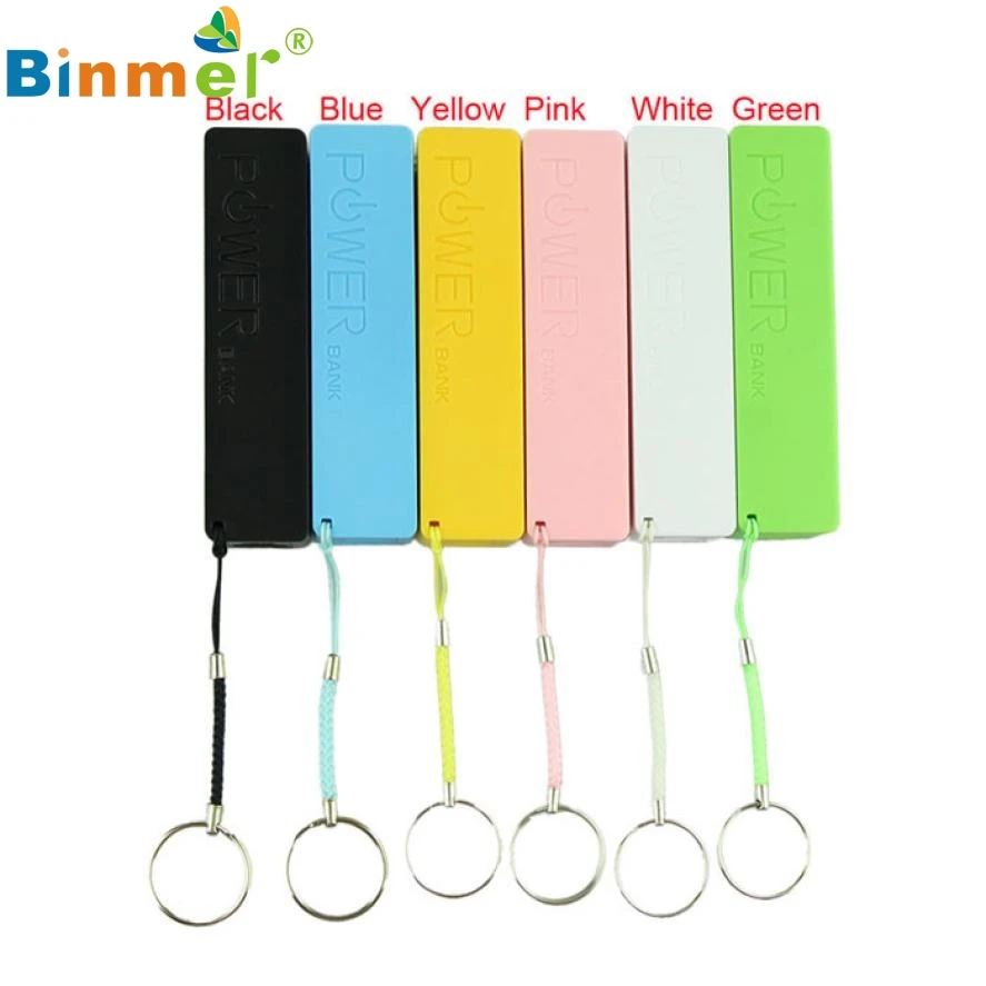 

2017 Newest Mini Backup Power Bank 18650 Portable External Battery Charger Pack With Key Chain For iphone for Android Smartphone