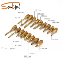 Hot Melt Glue Gun Accessories Pure Copper Nozzle Long Short Small-bore Large Diameter 1.2x32mm 1.0x36mm   with Spanner/Gifts 2
