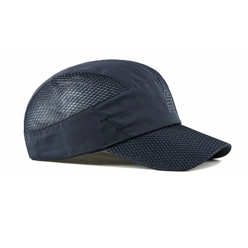 Peaked Cap Summer Thin Quick Drying Breathable Hat Headwear Outdoor Sports Wear With Adjustable Back Closure