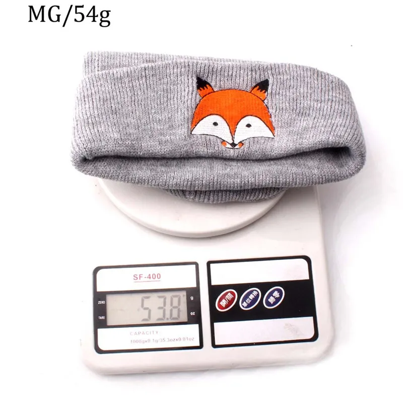 Winter Adult Unisex Knit Cartoon Fox Beanies Cap for Women High Quality Breathable Keep Warm Soft Hats Man Parent child Cap W20