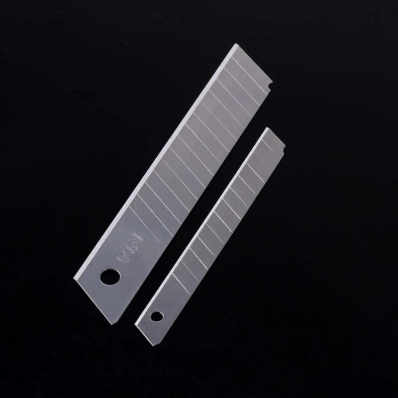 10 шт. канцелярский нож с отламывающимся замена лезвия 9/18 мм лезвия универсального ножа