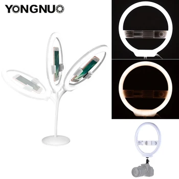 

YONGNUO YN128 Ring Light Camera Photo/Studio/Phone/Video 128 LED 3200K-5500K Photography Dimmable Ring Lamp