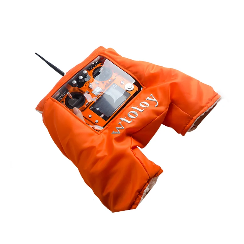 Andralyn Thickening Windproof Keep Warm Cotton Gloves Remote Control Transmitter Shield Hand Protector Winter Outdoor Drone FPV (16)
