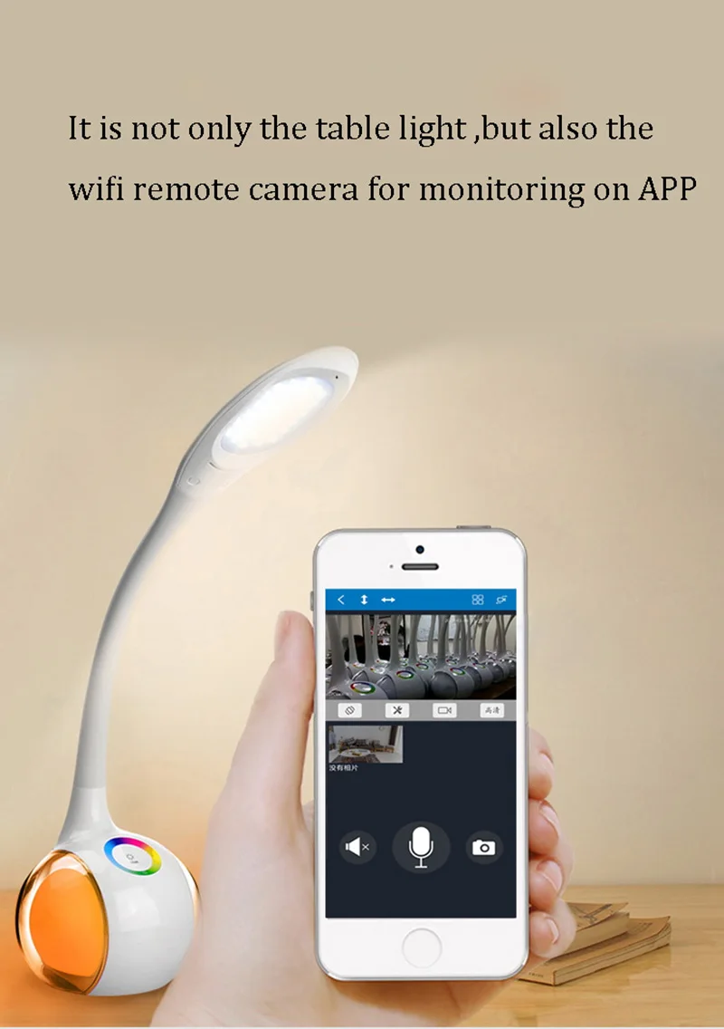 

Newest Wireless Remote WIFI Camera IP Cam Baby Child Plush Monitor Intercom H.264 IR Night Vision Table Light Surveillance Cam