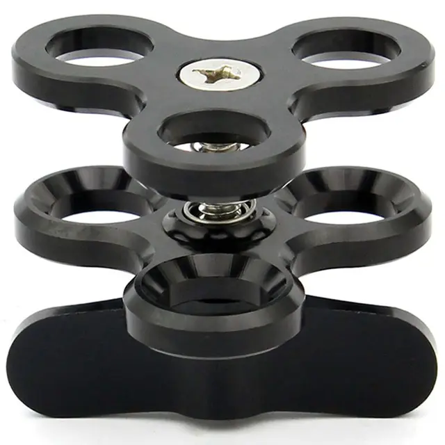 US $8.14 ABHU-Aluminum alloy Ball Joint Arms 3 Section Ball Joint Clamp mount Fill Light Lamp Holder For Div