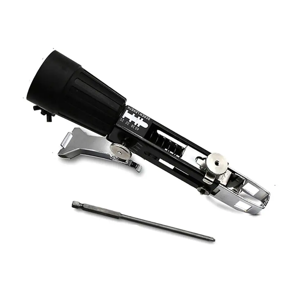 Electric Automatic Chain Belt Nail Screw Gun Screwd Chain nail gun adapter DIY screw spike electric drill woodworking tools