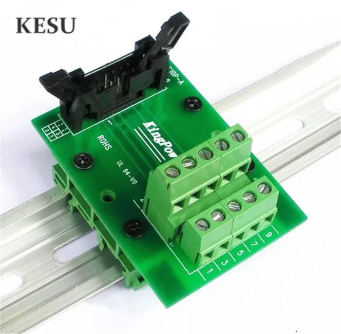 IDC60 60-Pin Connector Signals Breakout Board Screw terminals Din